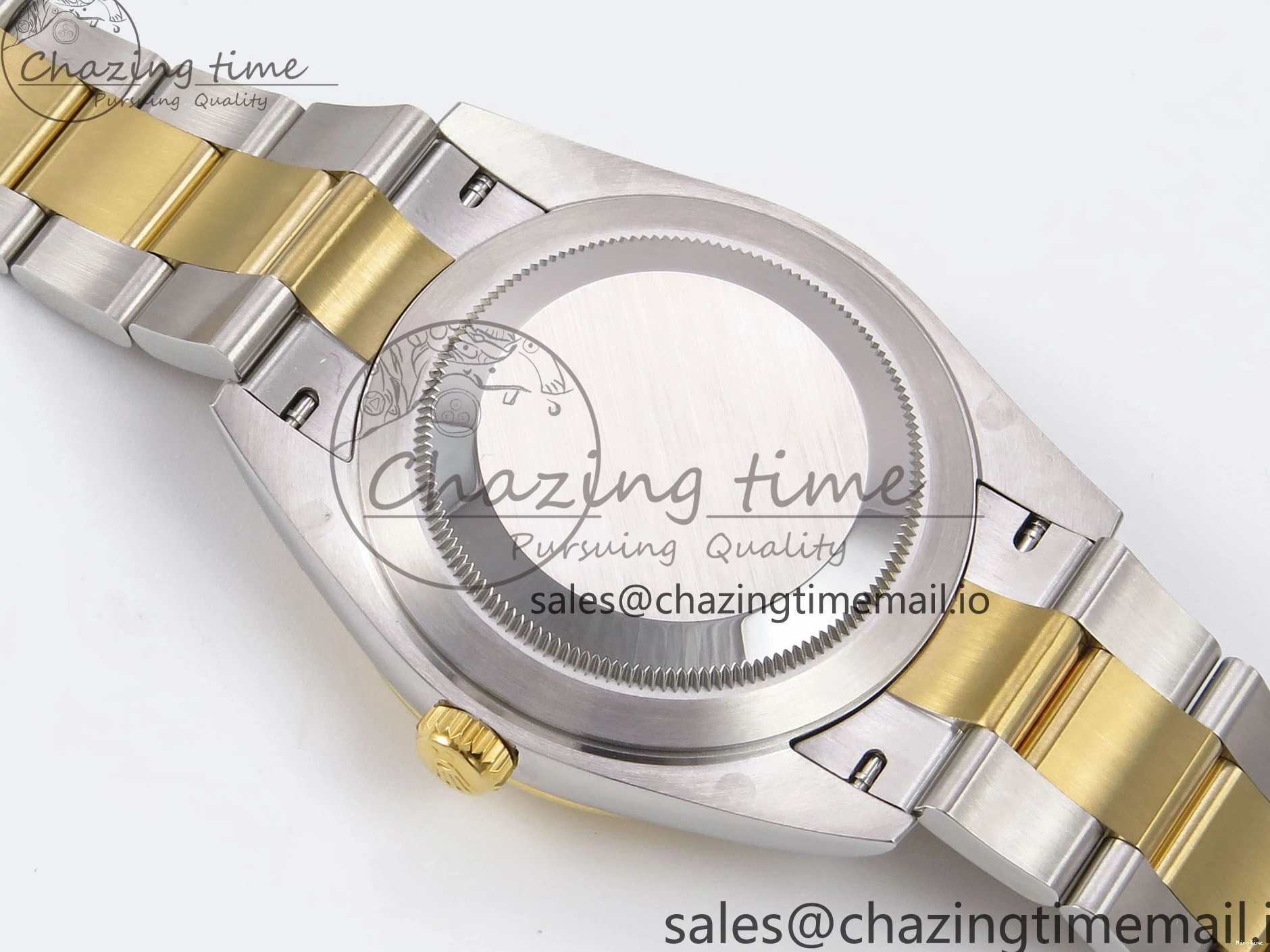 MiroTime 0514 DateJust 41 126333 EWEF Best Edition YG Diamonds Dial on SS YG Oyster Bracelet A Minimalist 973